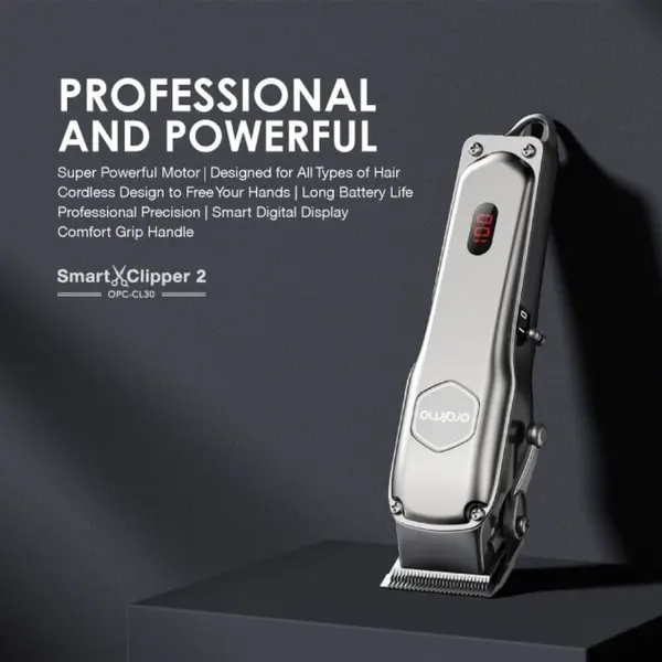 Oraimo OPC-CL30 SmartClipper2 Professional Cordless Hair Clipper- Silver – View 4